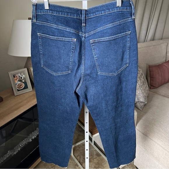 J Crew Classic Vintage Women’s Blue Jeans Fray Bottom Size 32P - Picture 11 of 16